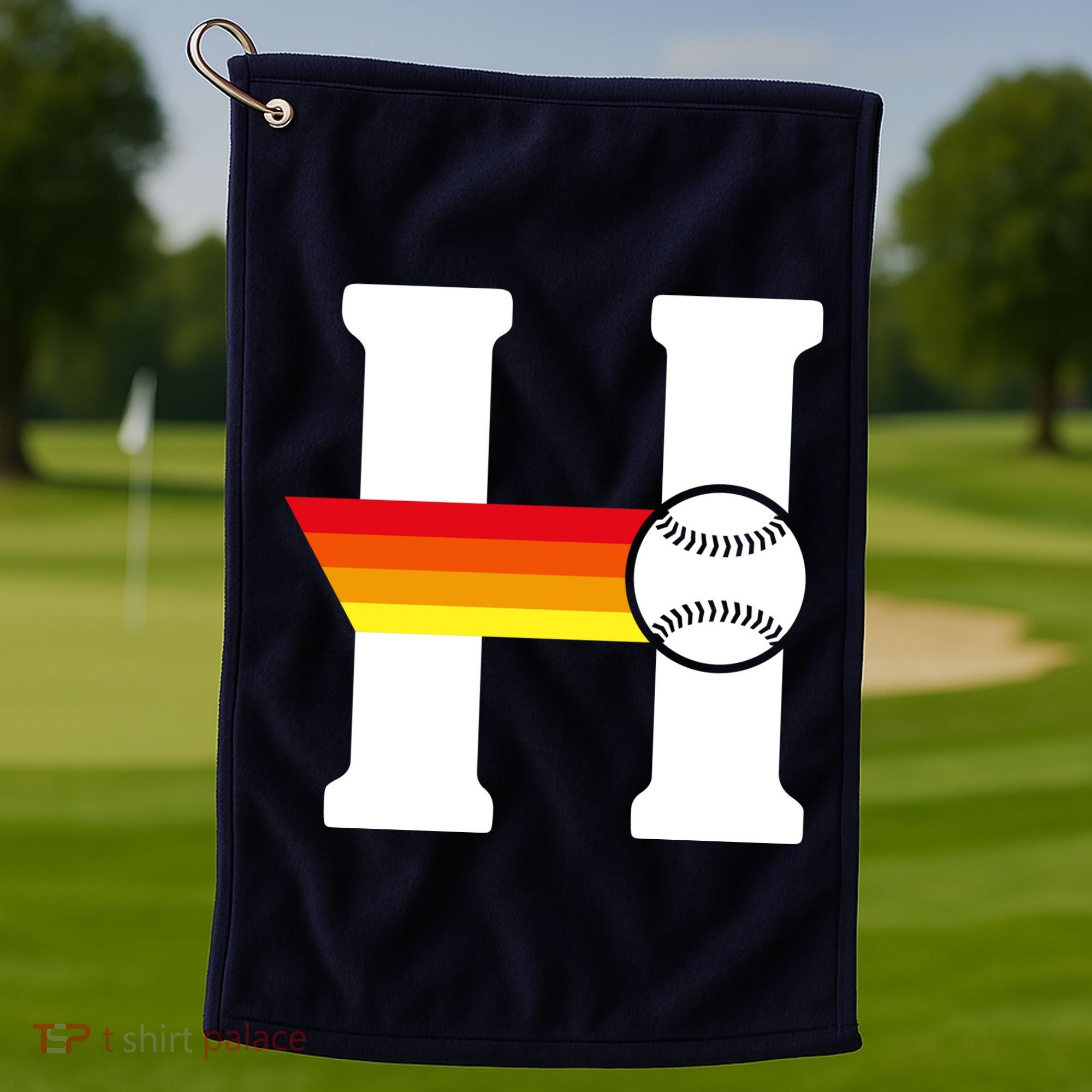 Houston Baseball H Golf Towel