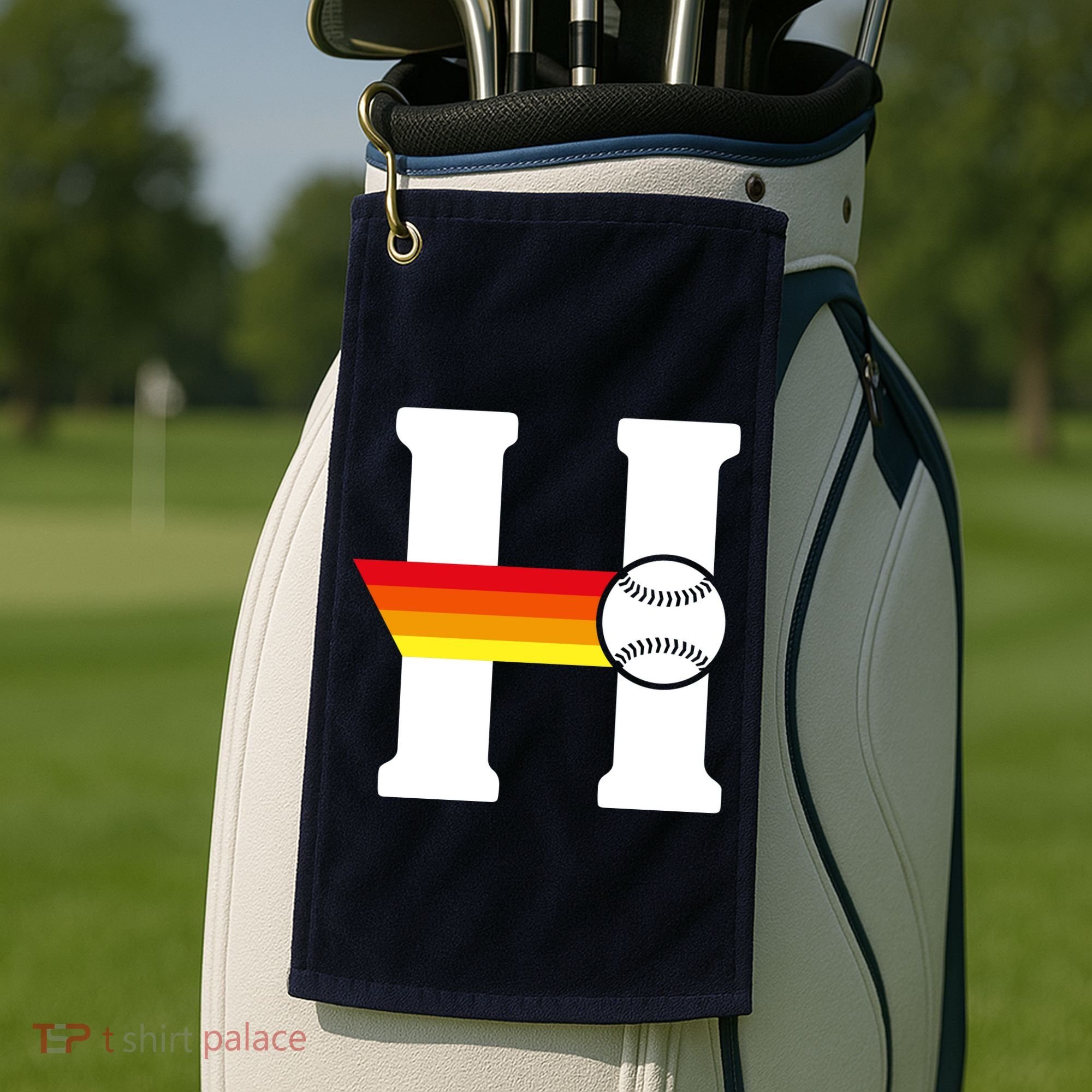 Houston Baseball H Golf Towel