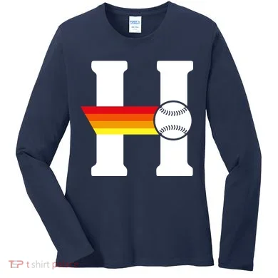 Houston Baseball H Women's Long Sleeve Shirt