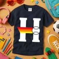 Houston Baseball H Kids T-Shirt thumb 3
