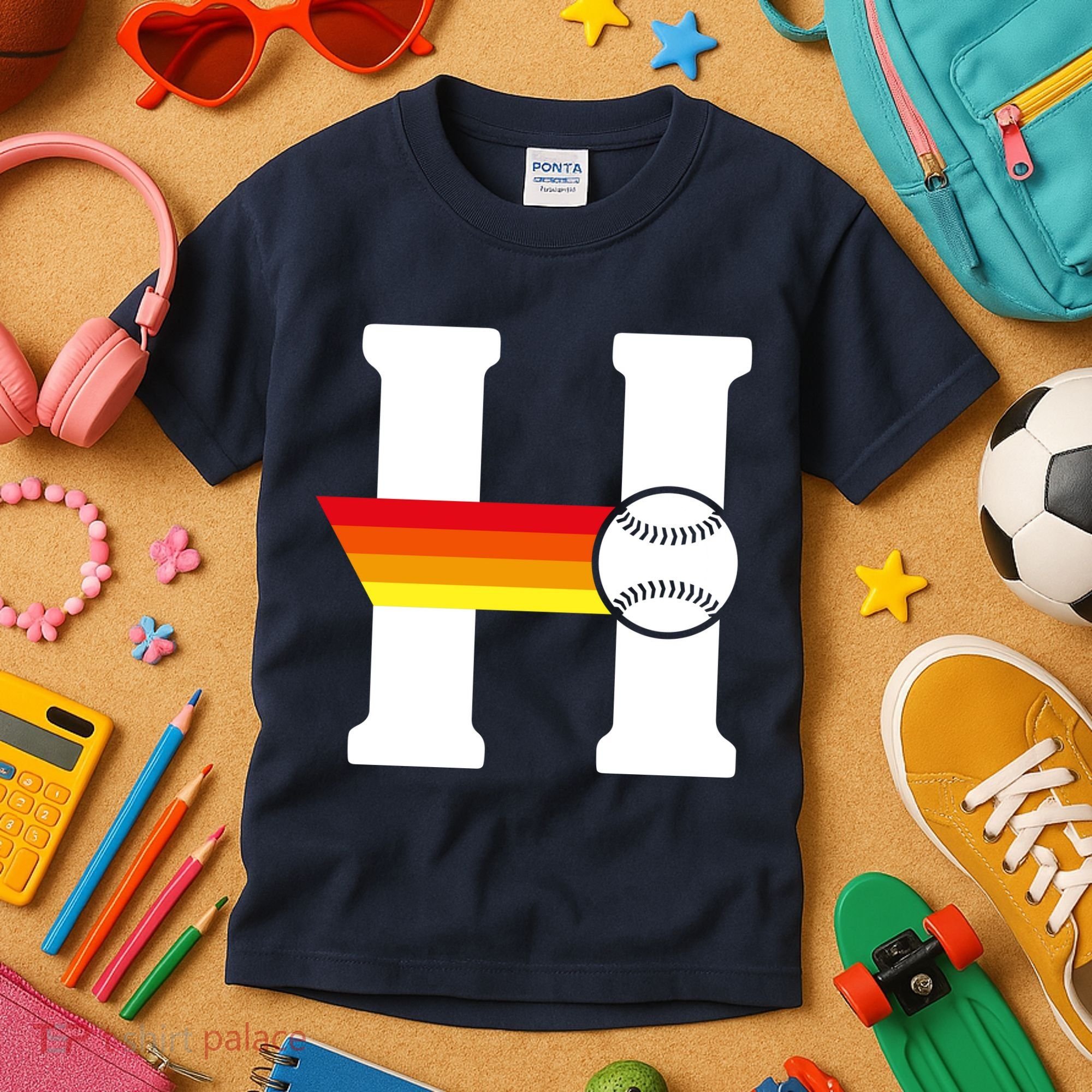 Houston Baseball H Kids T-Shirt