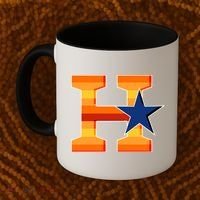Houston Baseball H Star Logo Coffee Mug thumb 2