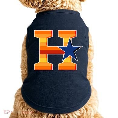 Houston Baseball H Star Logo Doggie Tank