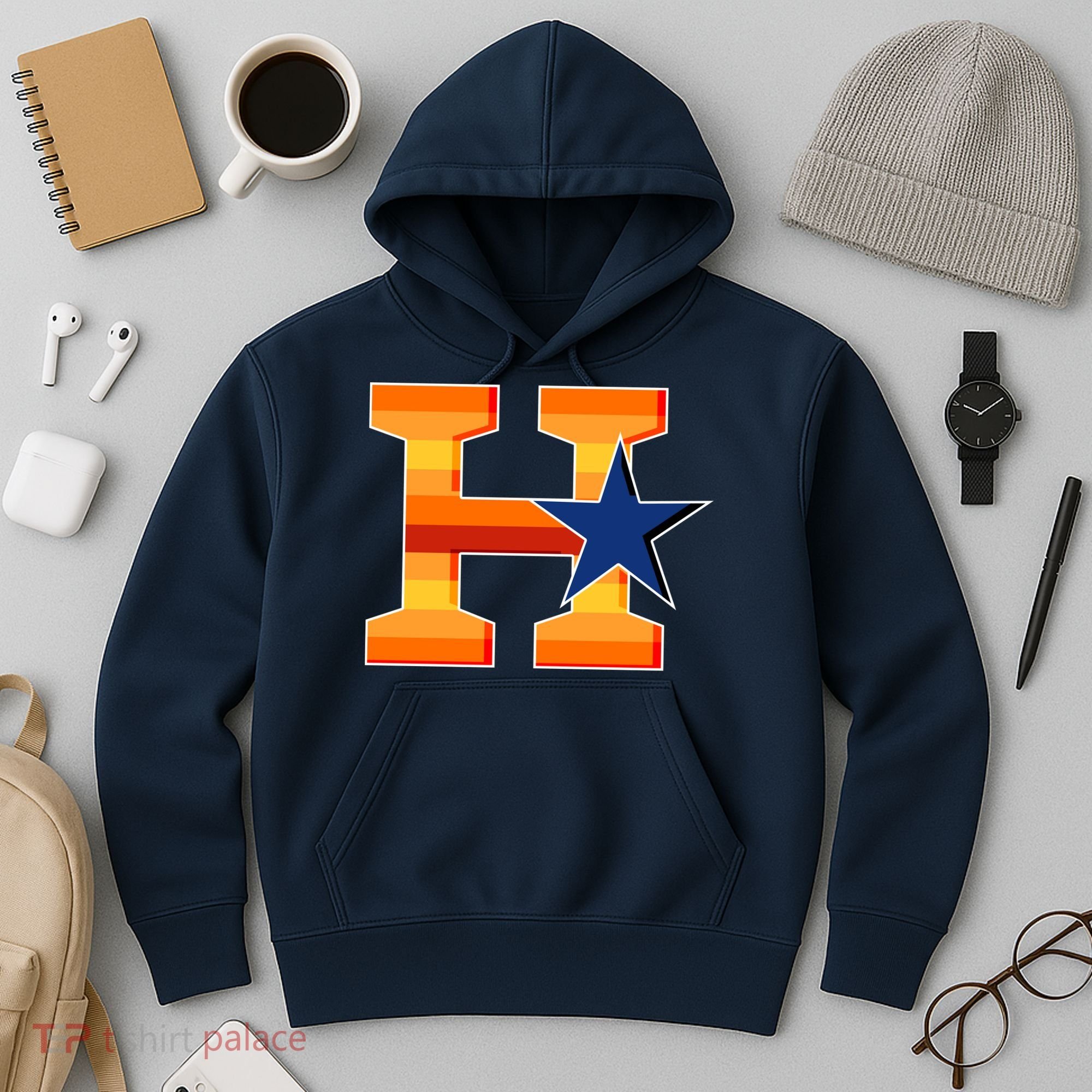 Houston Baseball H Star Logo Hoodie