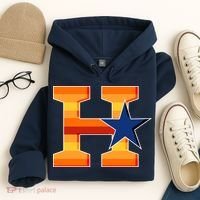 Houston Baseball H Star Logo Hoodie thumb 4