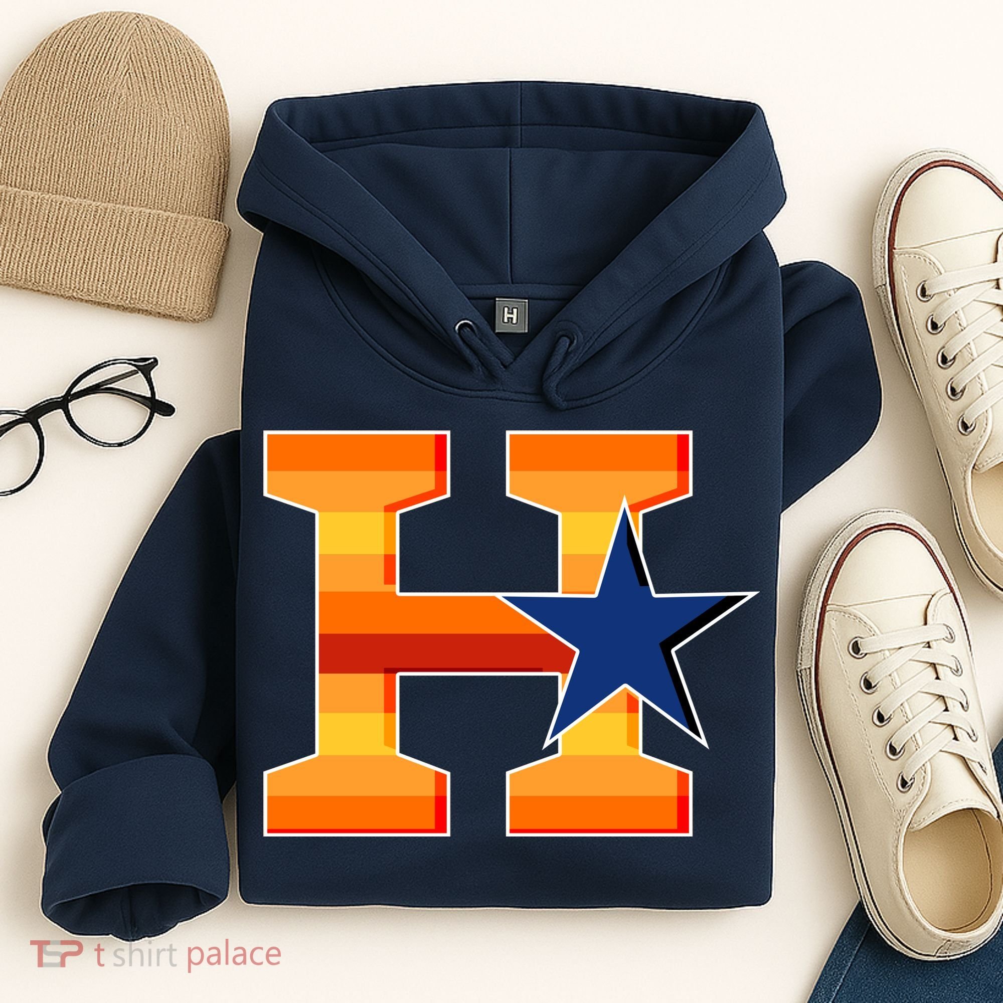 Houston Baseball H Star Logo Hoodie
