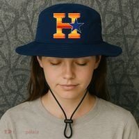 Houston Baseball H Star Logo Bucket Hat thumb 3
