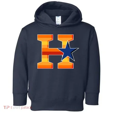 Houston Baseball H Star Logo Toddler Hoodie