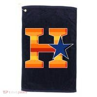 Houston Baseball H Star Logo Golf Towel thumb 0