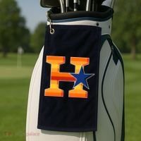 Houston Baseball H Star Logo Golf Towel thumb 2