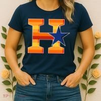 Houston Baseball H Star Logo Women's T-Shirt thumb 2