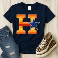 Houston Baseball H Star Logo Women's T-Shirt thumb 3