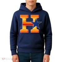 Houston Baseball H Star Logo Kids Hoodie thumb 4