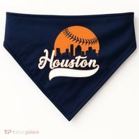 Houston Baseball Team City USA-Made Doggie Bandana thumb 0