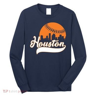 Houston Baseball Team City Long Sleeve Shirt