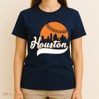 Houston Baseball Team City T-Shirt thumb 4