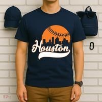 Houston Baseball Team City T-Shirt thumb 6