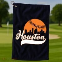 Houston Baseball Team City Golf Towel thumb 1