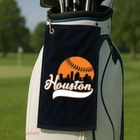 Houston Baseball Team City Golf Towel thumb 2