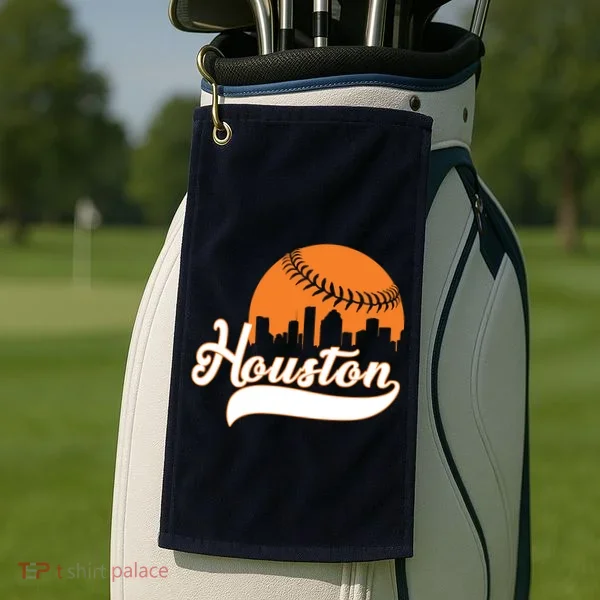Houston Baseball Team City Golf Towel