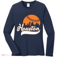 Houston Baseball Team City Women's Long Sleeve Shirt thumb 0