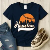 Houston Baseball Team City Women's T-Shirt thumb 3