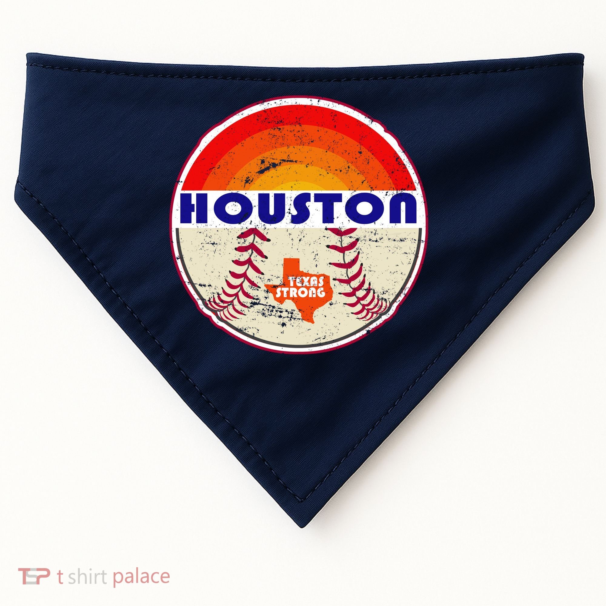 Houston Baseball Texas Strong USA-Made Doggie Bandana