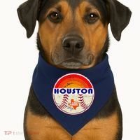 Houston Baseball Texas Strong USA-Made Doggie Bandana thumb 1