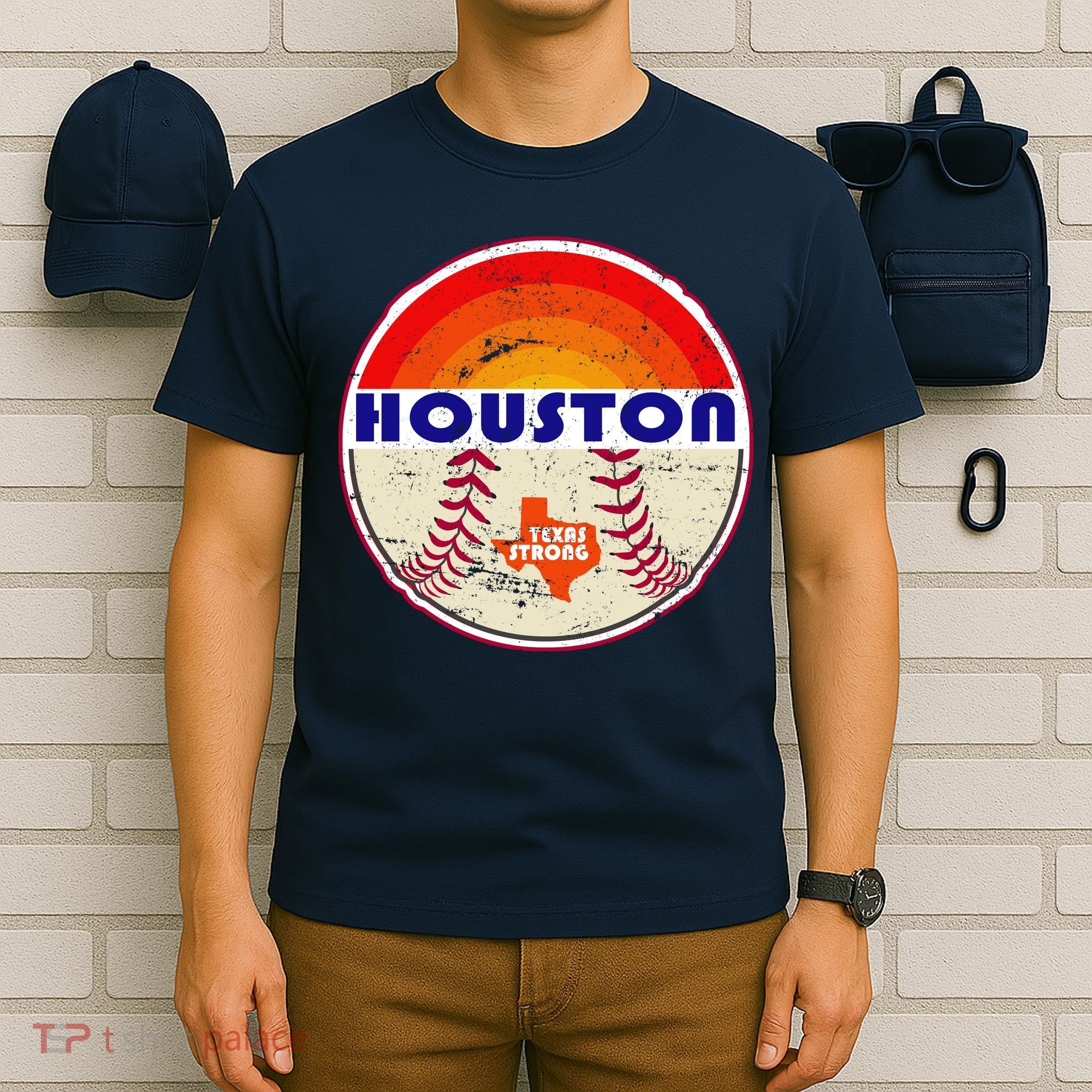 Houston Baseball Texas Strong T-Shirt