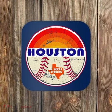 Houston Baseball Texas Strong Coaster