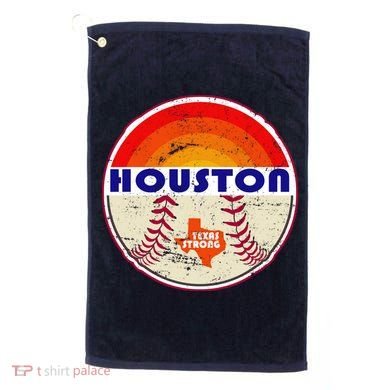 Houston Baseball Texas Strong Golf Towel