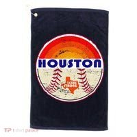 Houston Baseball Texas Strong Golf Towel thumb 0