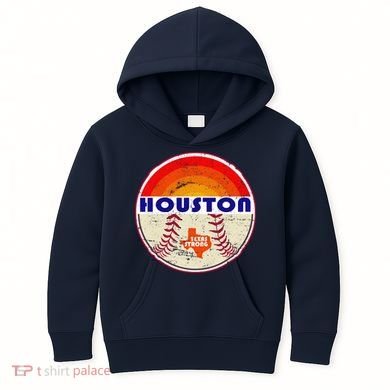 Houston Baseball Texas Strong Kids Hoodie