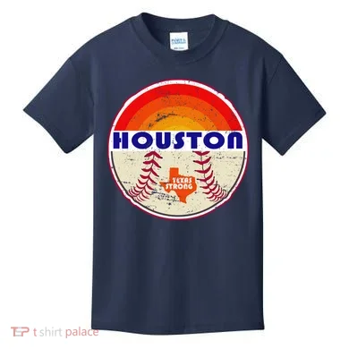 Houston Baseball Texas Strong Kids T-Shirt