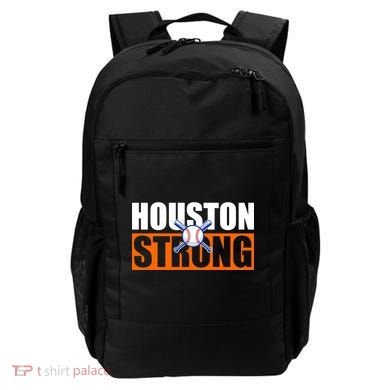Houston Strong Baseball Bats Logo Backpack