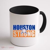 Houston Strong Baseball Bats Logo Coffee Mug thumb 1