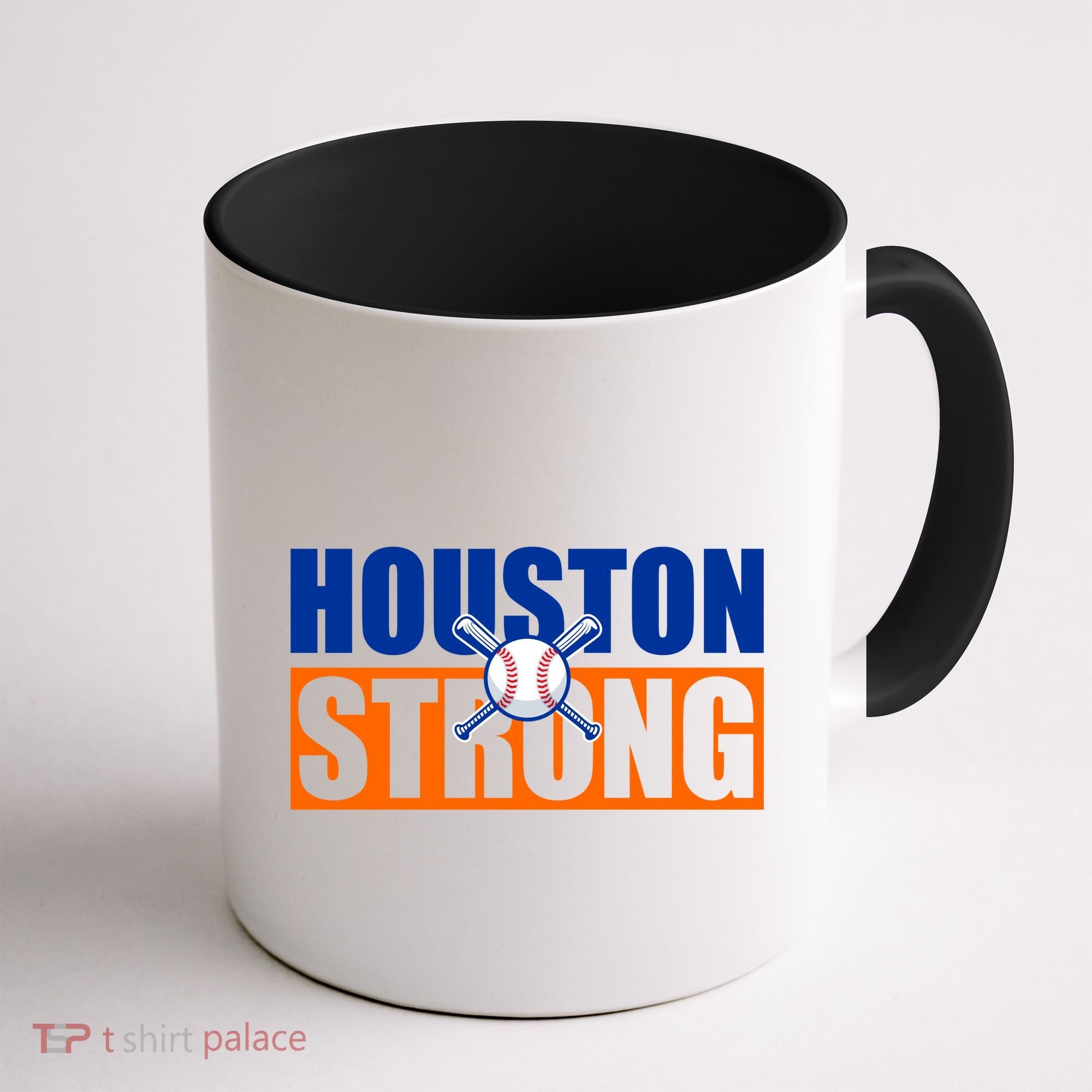 Houston Strong Baseball Bats Logo Coffee Mug