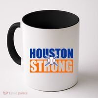 Houston Strong Baseball Bats Logo Coffee Mug thumb 0