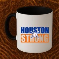 Houston Strong Baseball Bats Logo Coffee Mug thumb 2