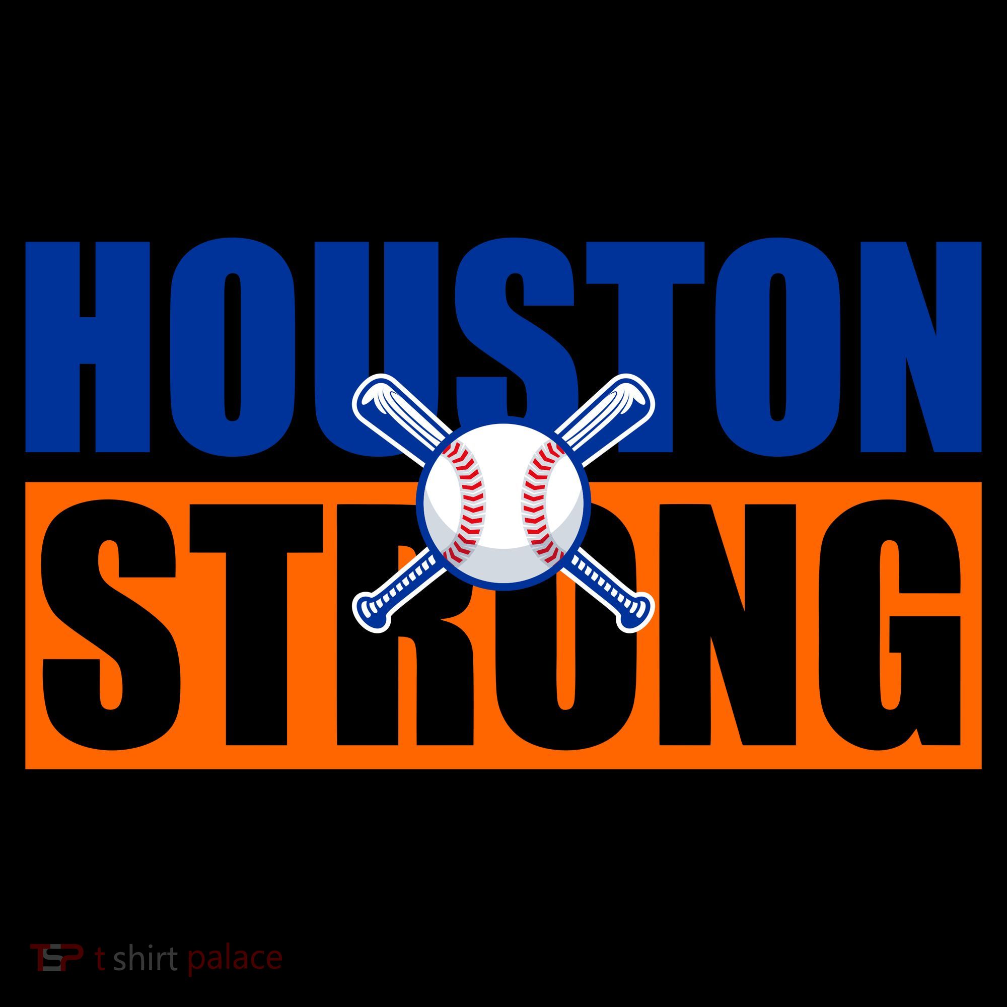 Houston Strong Baseball Bats Logo Coffee Mug