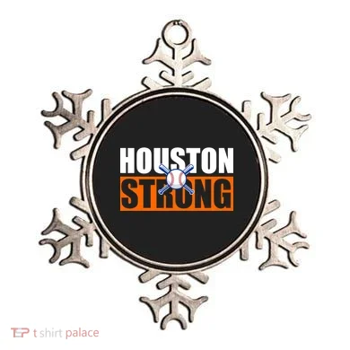 Houston Strong Baseball Bats Logo Ornament