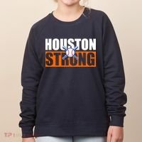 Houston Strong Baseball Bats Logo Women's Sweatshirt thumb 0