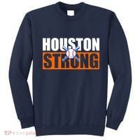 Houston Strong Baseball Bats Logo Sweatshirt thumb 0