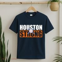 Houston Strong Baseball Bats Logo T-Shirt thumb 2