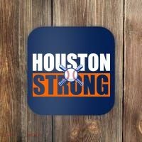 Houston Strong Baseball Bats Logo Coaster thumb 0