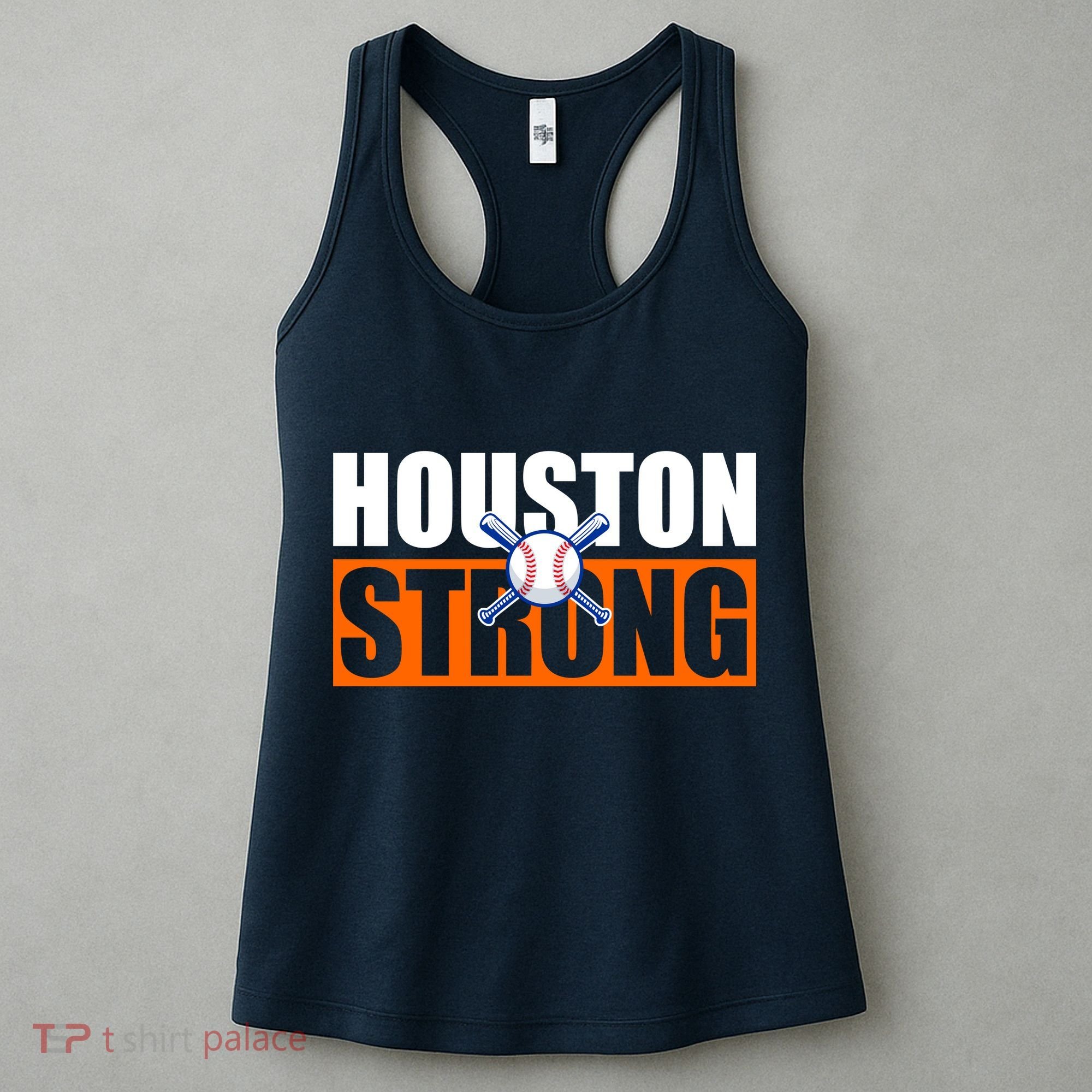 Houston Strong Baseball Bats Logo Women's Tank Top