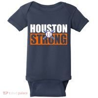 Houston Strong Baseball Bats Logo Baby Bodysuit thumb 0