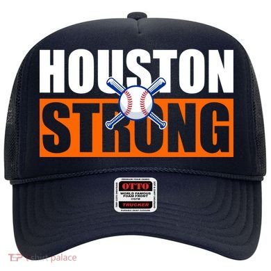 Houston Strong Baseball Bats Logo Hat