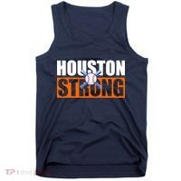 Houston Strong Baseball Bats Logo Tank Top thumb 0