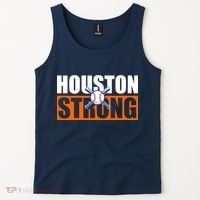 Houston Strong Baseball Bats Logo Tank Top thumb 2